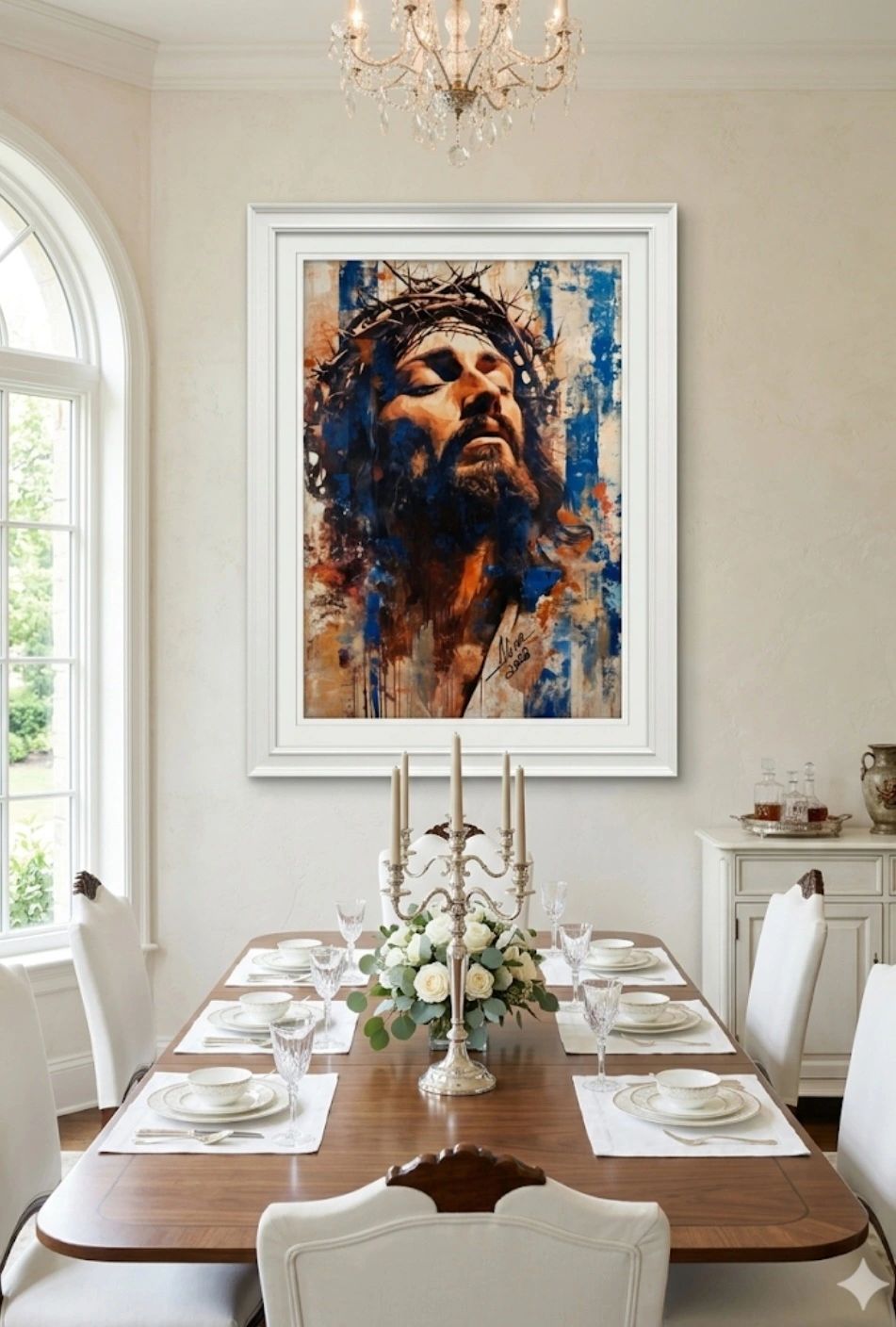 ArteDiAlina.com painting: I am Alpha and Omega